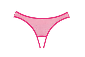 Sexy crotchless panty with open butt