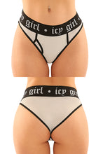 Naughty Metallic Boyfriend Brief & Lace Thong - PACK