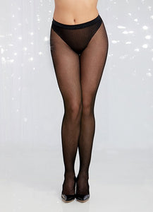 Lovely fishnet pantyhose with rhinestone