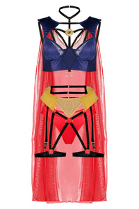 Brilliant and bright Superwoman designer costume