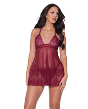 Holiday Soft Underwire Babydoll and Thong