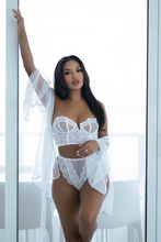 Underwired strapless bridal bra set