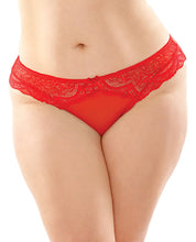 Hot Crotchless Lace & Mesh Panty