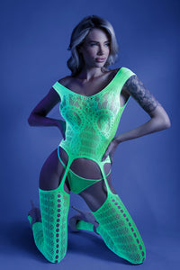 Glow in the dark bodystockings