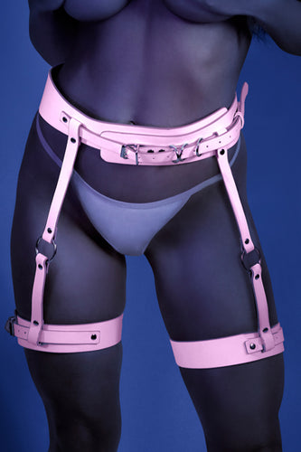 Glow in the Dark Pink leg harness