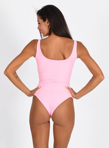 Claire One Piece Swimsuit - Baby Pink