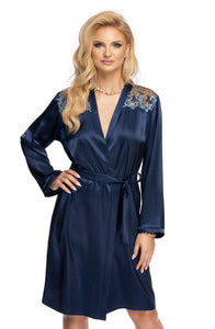Stunning luxurious satin dressing gown