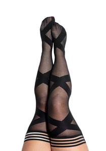 Gorgeous ballet-style thigh-high stockings