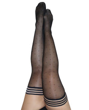 Retro plus size polka dot stockings