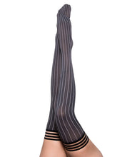 Gray stripe stockings