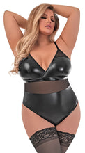 Sexy wetlook bodysuit