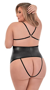 Ultra-seductive wetlook chemise