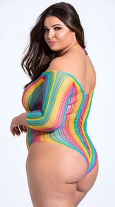 Colorful Rainbow long sleeve bodysuit