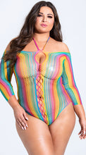 Colorful Rainbow long sleeve bodysuit