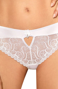 Sensual brief with embroidered detailing