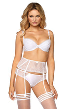 Luxurious bridal white push up bra