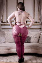 Erotic Harness Stockings & Pasties Set