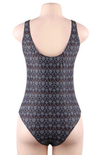 Elegant one-piece swimsuit with a stunning print design