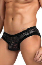 Sexy sheer floral lace men’s briefs