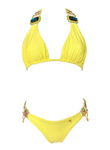 Electra Halter Top & Classic Bottom - Yellow