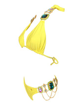 Electra Halter Top & Classic Bottom - Yellow