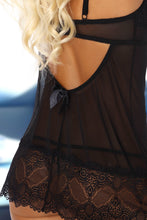 Stunning chemise with a gorgeous peek-a-boo effect