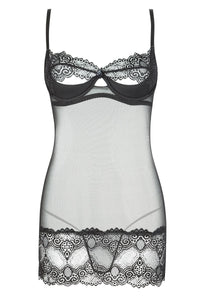 Stunning chemise with a gorgeous peek-a-boo effect