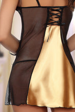 Stunning satin babydoll set
