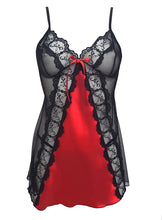 Stunning satin babydoll set