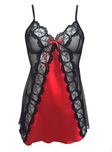 Stunning satin babydoll set