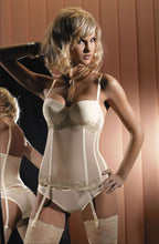 Cream boned corset