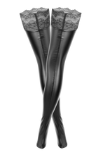 Seductive wetlook stockings