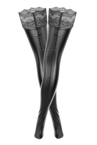 Seductive wetlook stockings