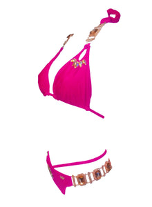 Hollywood Halter Top & Skimpy Bottom - Pink