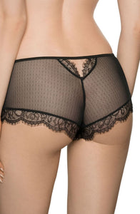 Lovely black lace brief
