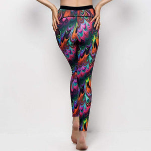 Long Leggings Active Multicolor