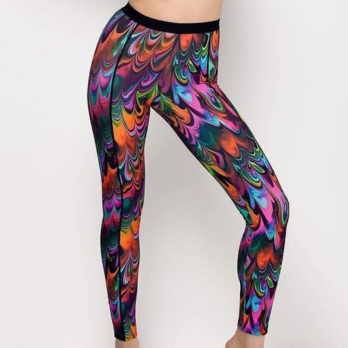 Long Leggings Active Multicolor