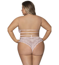 Soft floral lace bodysuit