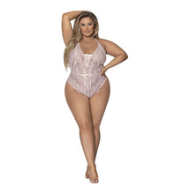 Soft floral lace bodysuit