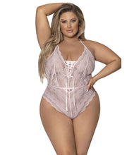 Soft floral lace bodysuit