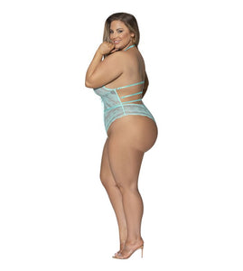 Soft floral lace bodysuit