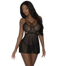 Sensual lace babydoll set
