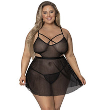 Sensual lace babydoll set