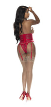 Gartered Waist Cincher & Tanga Panty