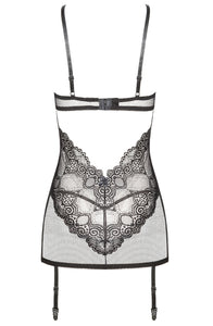 Beautiful black lace chemise