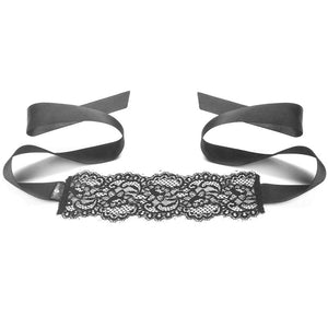 Sensual boudoir lace blindfold