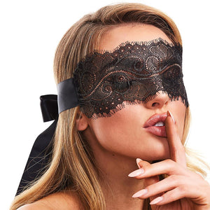 Sensual boudoir lace blindfold