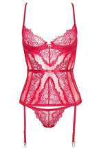 Exclusive red corset