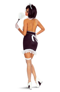 Sexy dress french maid halloween costume