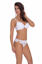  A stunning white lacy thong alluring lingerie